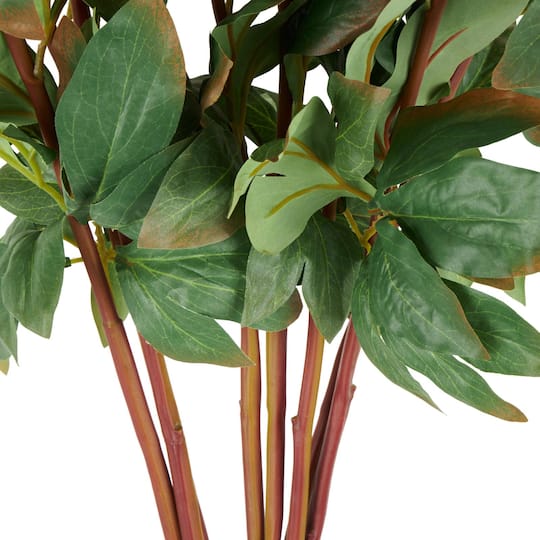 31" Orange Peony Artificial Flower Stem, 8ct.